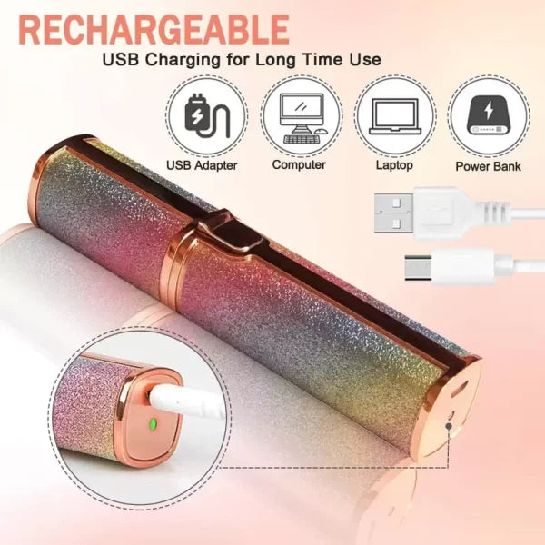2-in-1 Ladies Facial Hair & Eyebrow Trimmer β Painless Hair Removal β¨