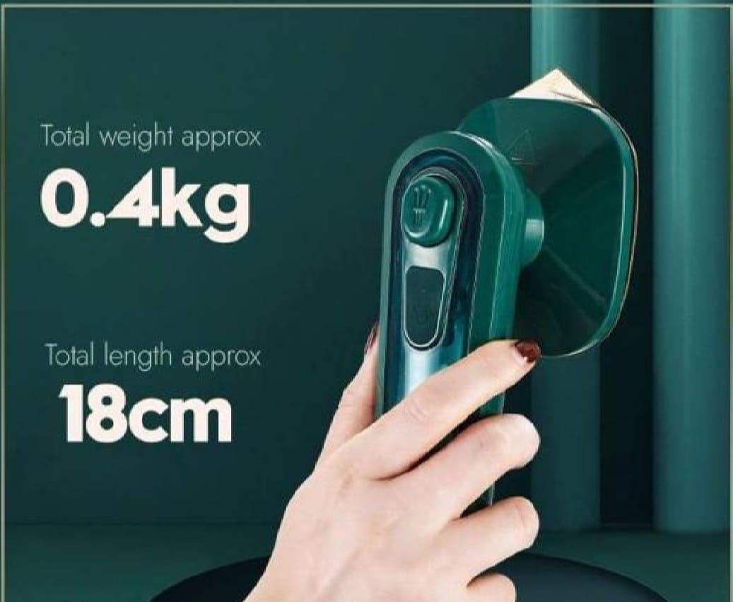 Steam iron green stainless steel