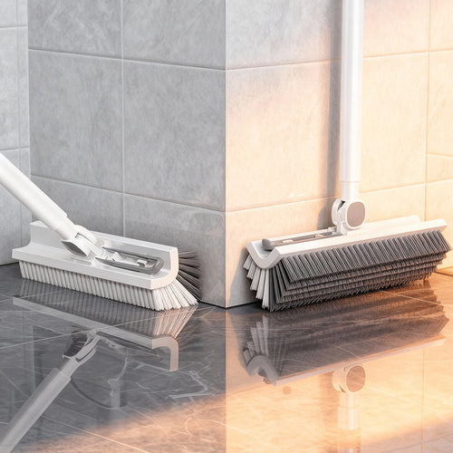 Floor Brush, Toilet Brush, Cleaning Brush, Floor Crevice Brush, Long-Handled Bathroom Brush, Hard-Bristled Bathroom Cleaning Brush