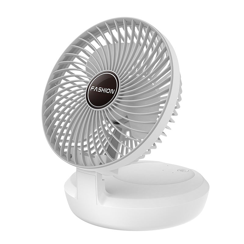 Cross-border New Portable Office Desktop USB Folding Small Fan Dormitory Kitchen Wall-mounted Air Circulation Fan