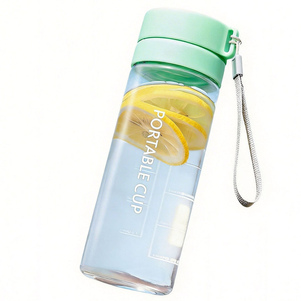 2026 Spring New Stylish Sports Water Bottle For Men, Portable Plastic Cup For Women, High Temperature Resistant Student Water Bottle