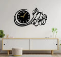 Wooden Islamic 3D Calligraphy Wall Clock.