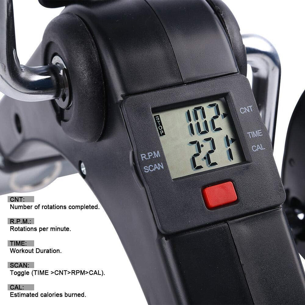 Mini Bike Pedal Exerciser – Digital Meter