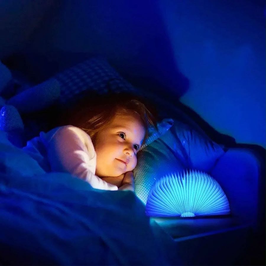 LED Book Lamp – Foldable 360° Decorative Night Light