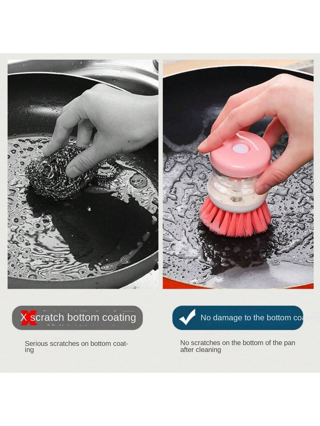 Mini Kitchen Dish Cleaning Brush – Oil Resistant