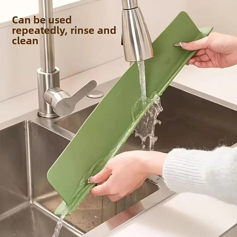 Silicone Sink Splash Guard – Kitchen Water Splash Stopper