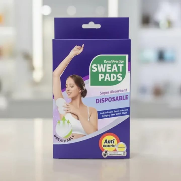 💧 Underarm Sweat Pads – 10 Pcs Disposable Armpit Perspiration Shields