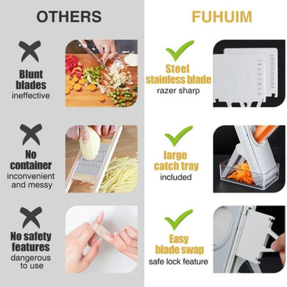Multi-Function Vegetable Slicer – 13-in-1 Chopper,