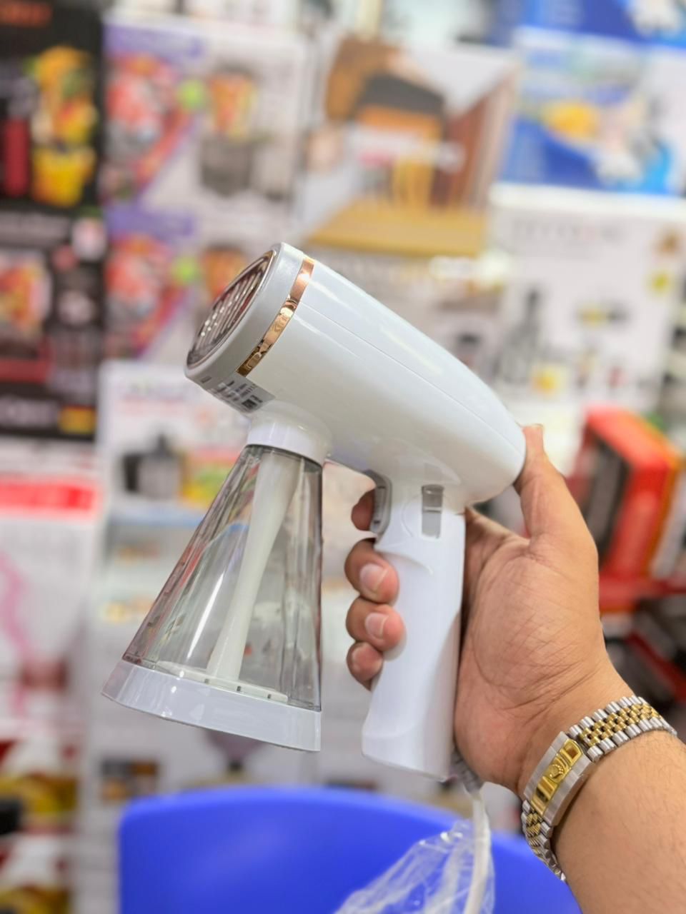 RAF Handheld Garment Steamer Iron 240ML Foldable Portable Steam Iron for Clothes.