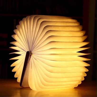 LED Book Lamp – Foldable 360° Decorative Night Light