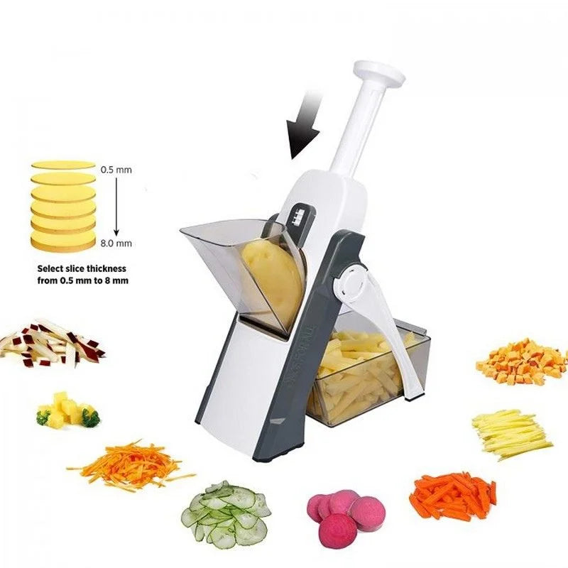 Multi-Function Vegetable Slicer – 13-in-1 Chopper,