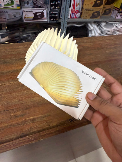 LED Book Lamp – Foldable 360° Decorative Night Light